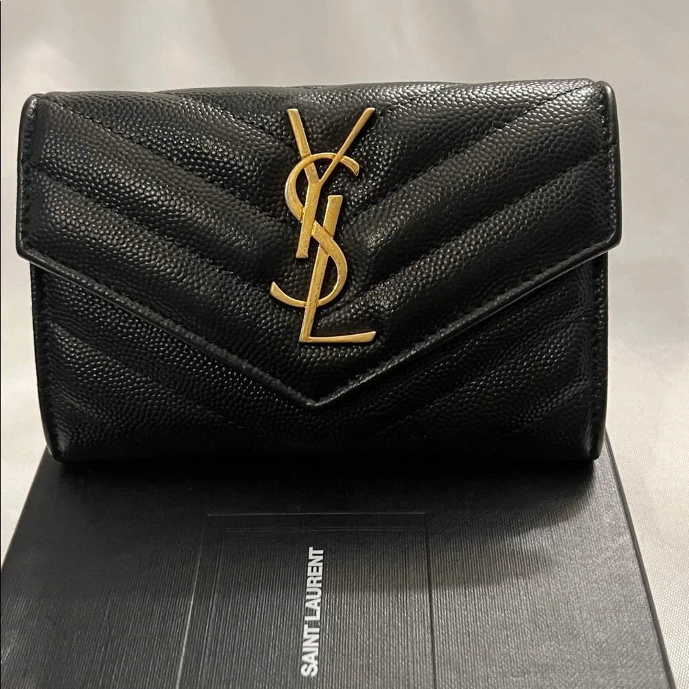 Authentic YSL Wallet - Picture 3 of 12